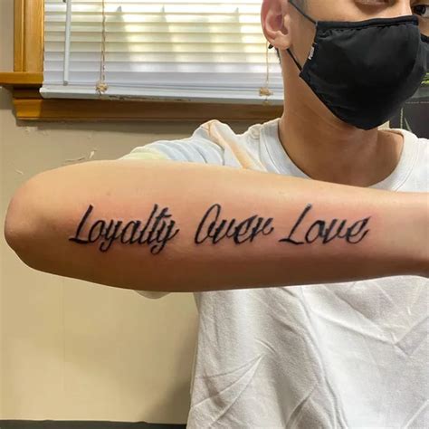 love is loyalty tattoos